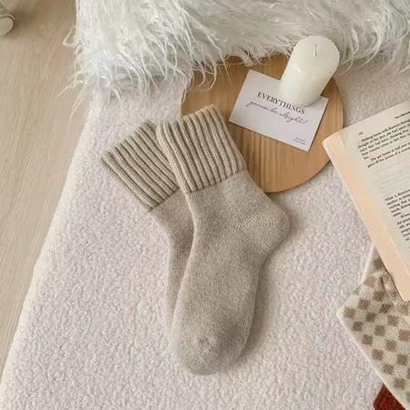 Lot de 5 paires de bas d’hiver en laine pour femme – Chauds, doux et relaxants | Élanor - Arctika™