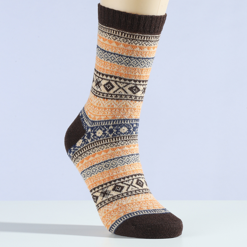 Lot de 5 paires de bas d’hiver en laine unisexe – Chauds, doux et relaxants | Cosylle - Arctika™