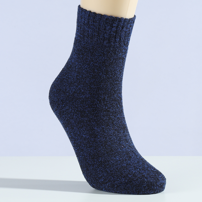 Lot de 5 paires de bas d’hiver en laine pour homme – Chauds, doux et relaxants | Frostin Arctika™